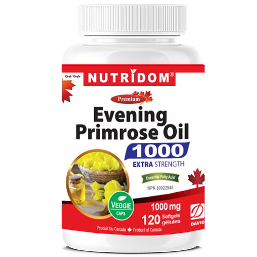 Nutridom Evening Primrose Oil 1000mg 120 Softgels